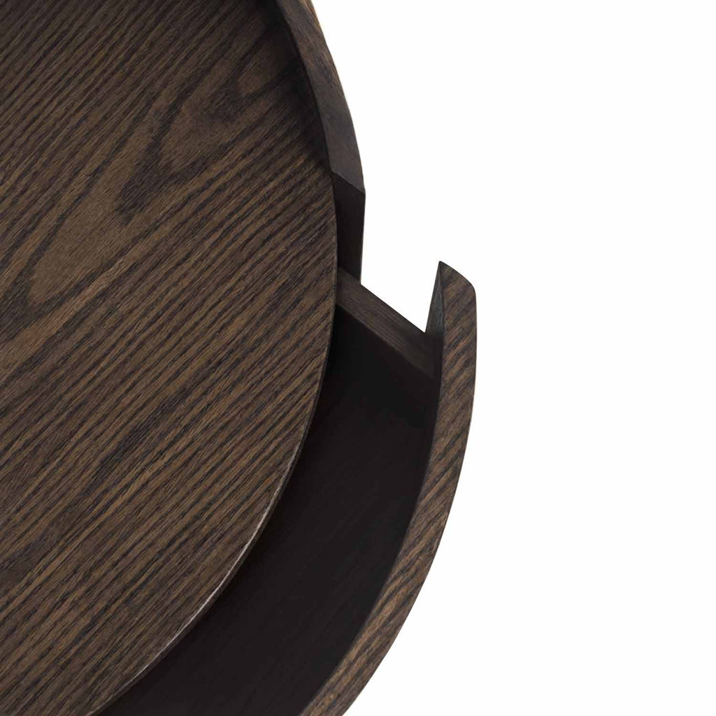Timeo walnut bedside table