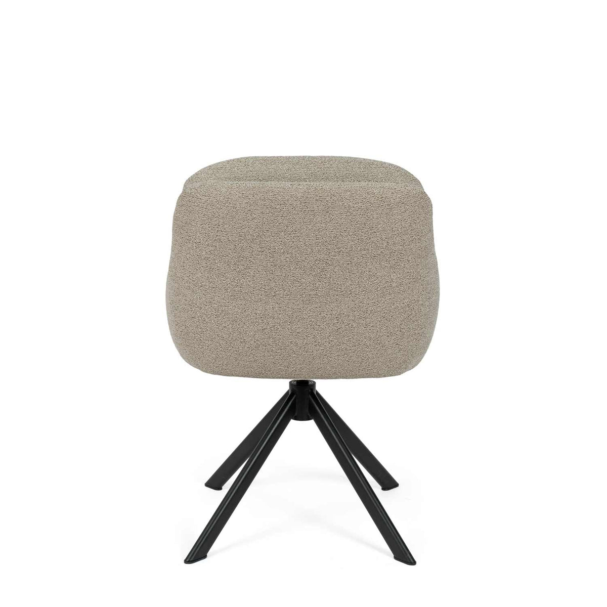 Silvi taupe chair/black legs
