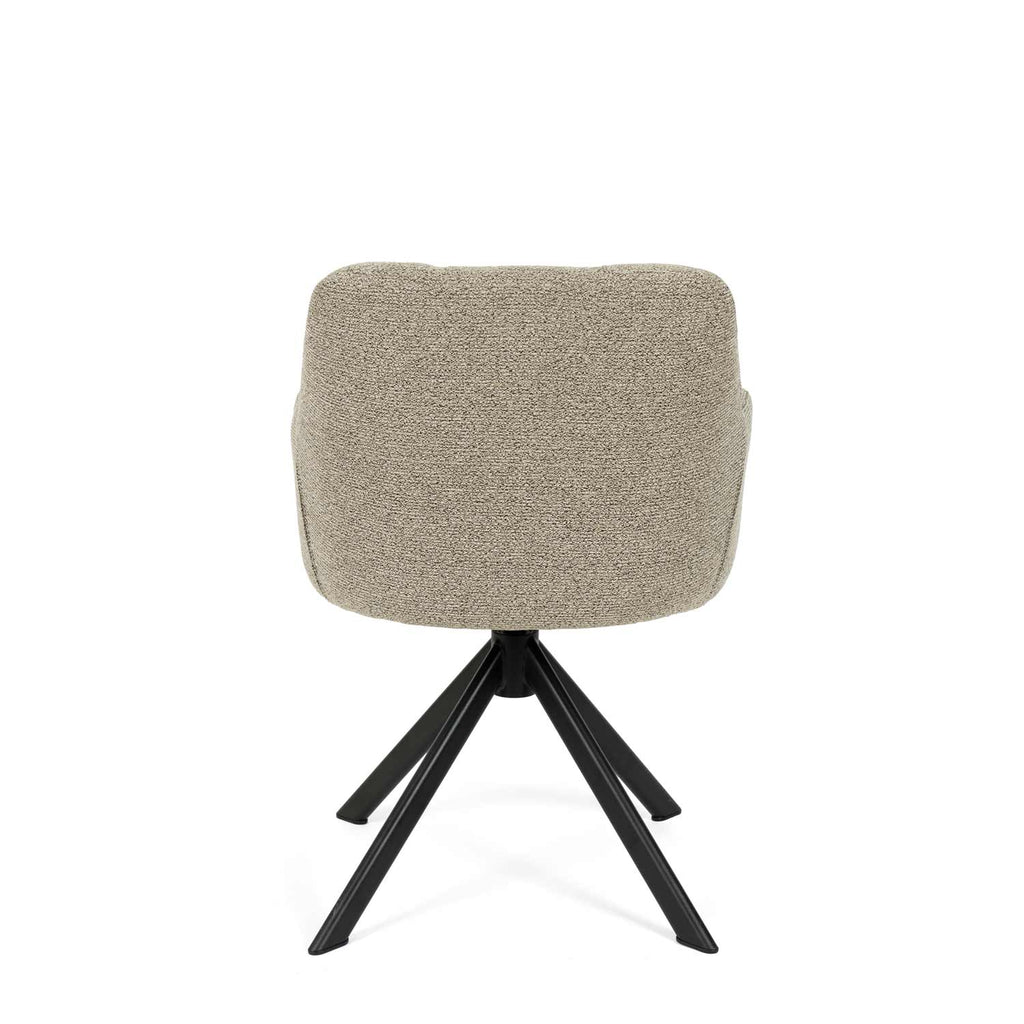 Chair Taimi taupe/black legs