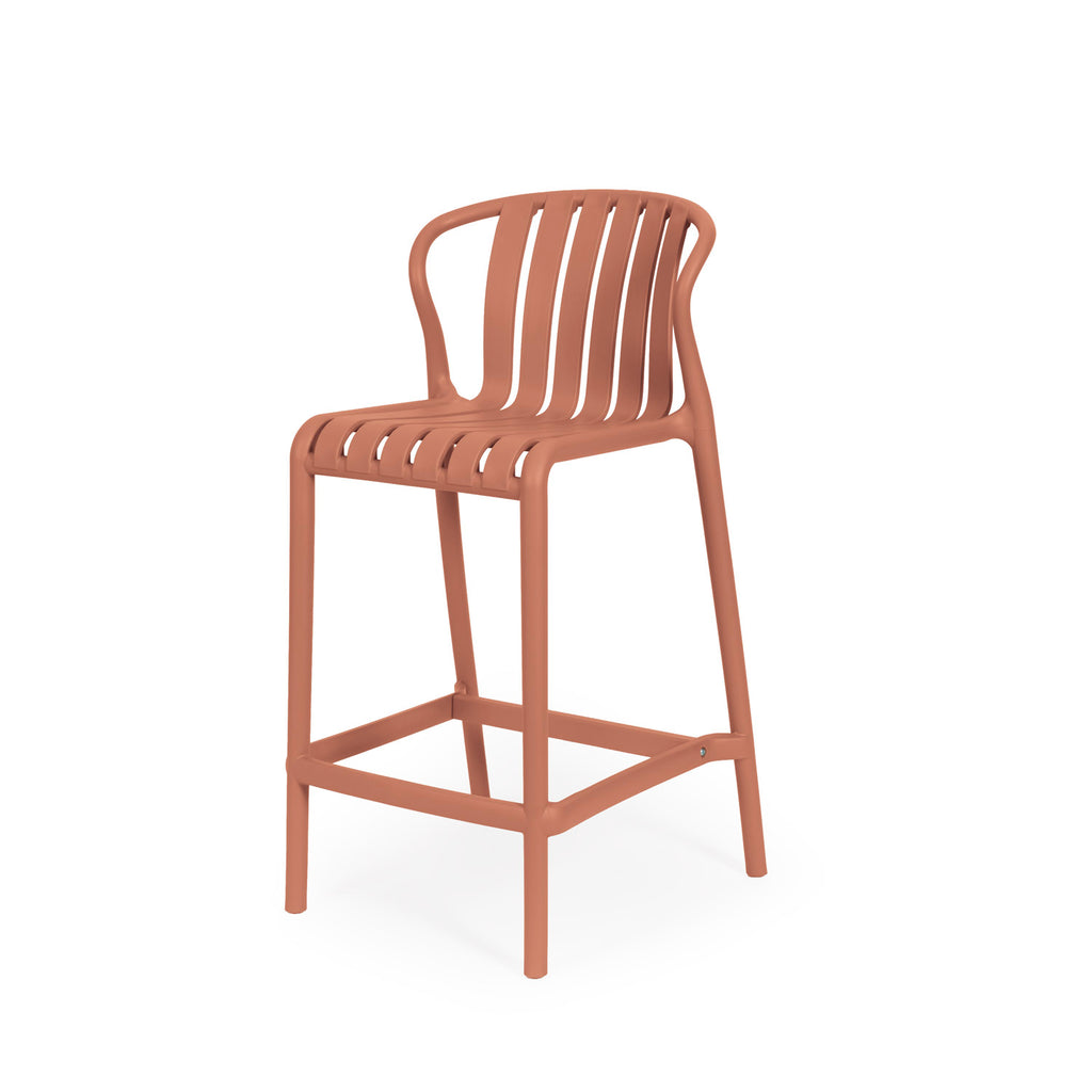 Bastian terracotta stool