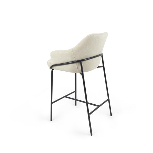 Thomas stool beige/black legs