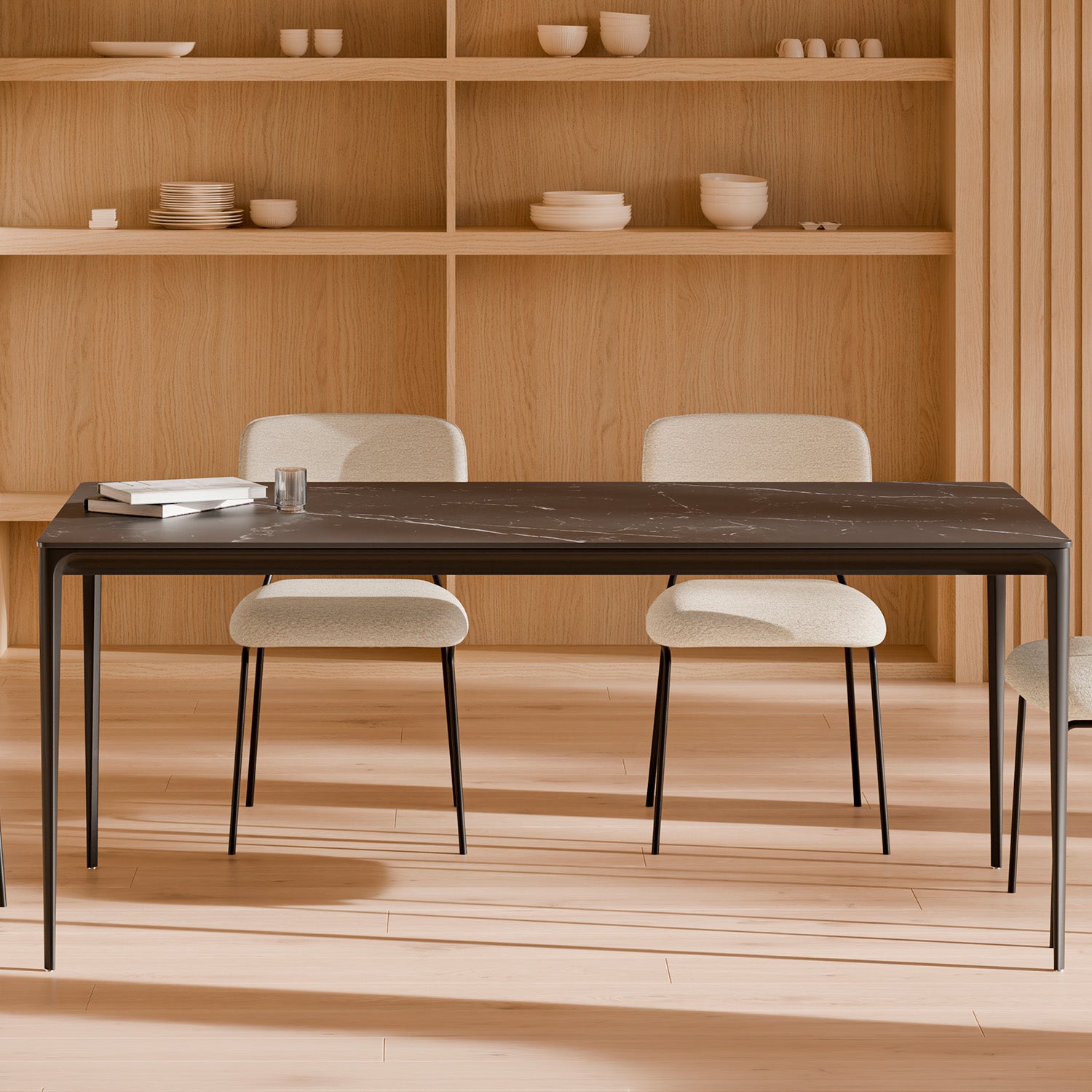 Mesa Arya 140 Retangular Sahara / Preta
