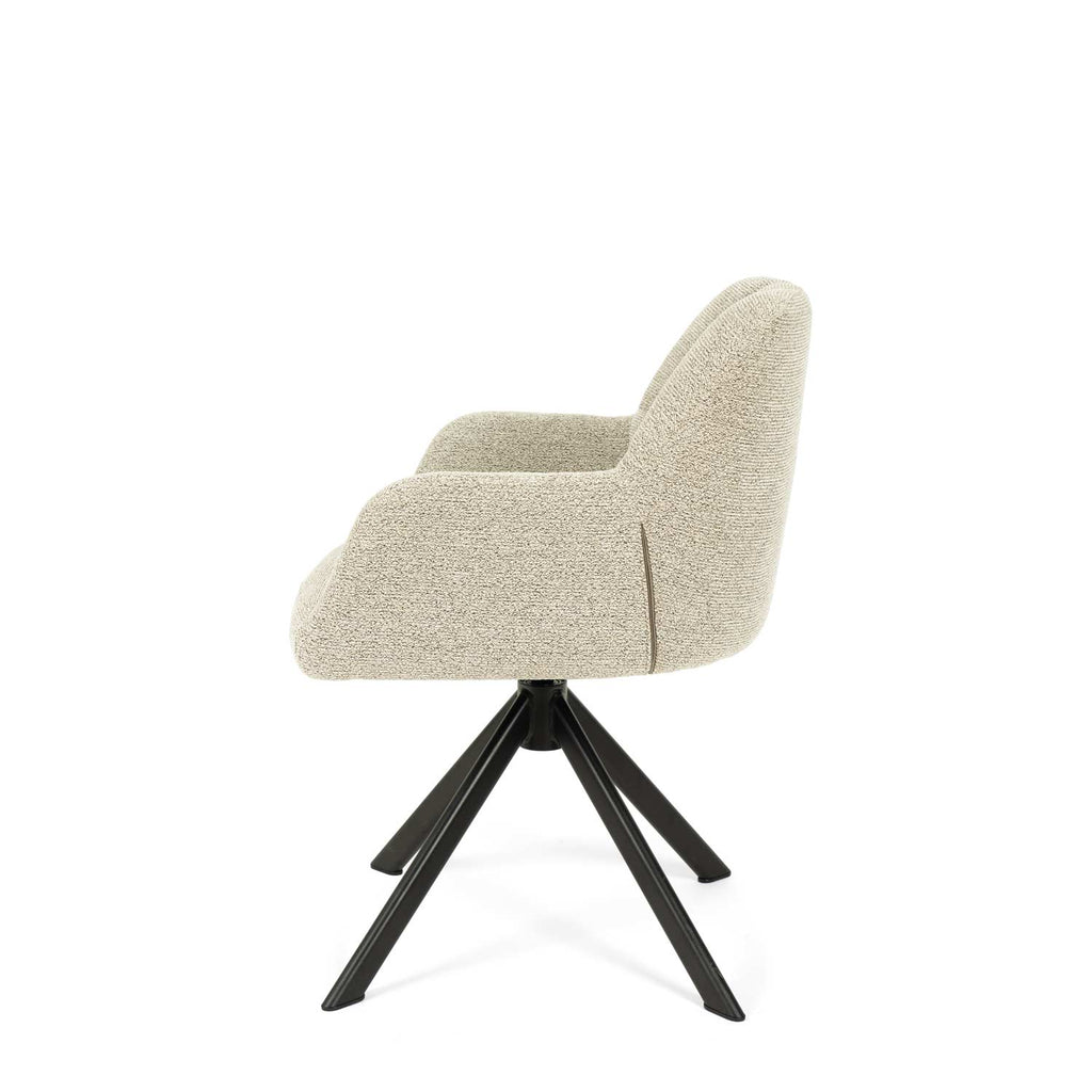 Taimi chair beige/black legs