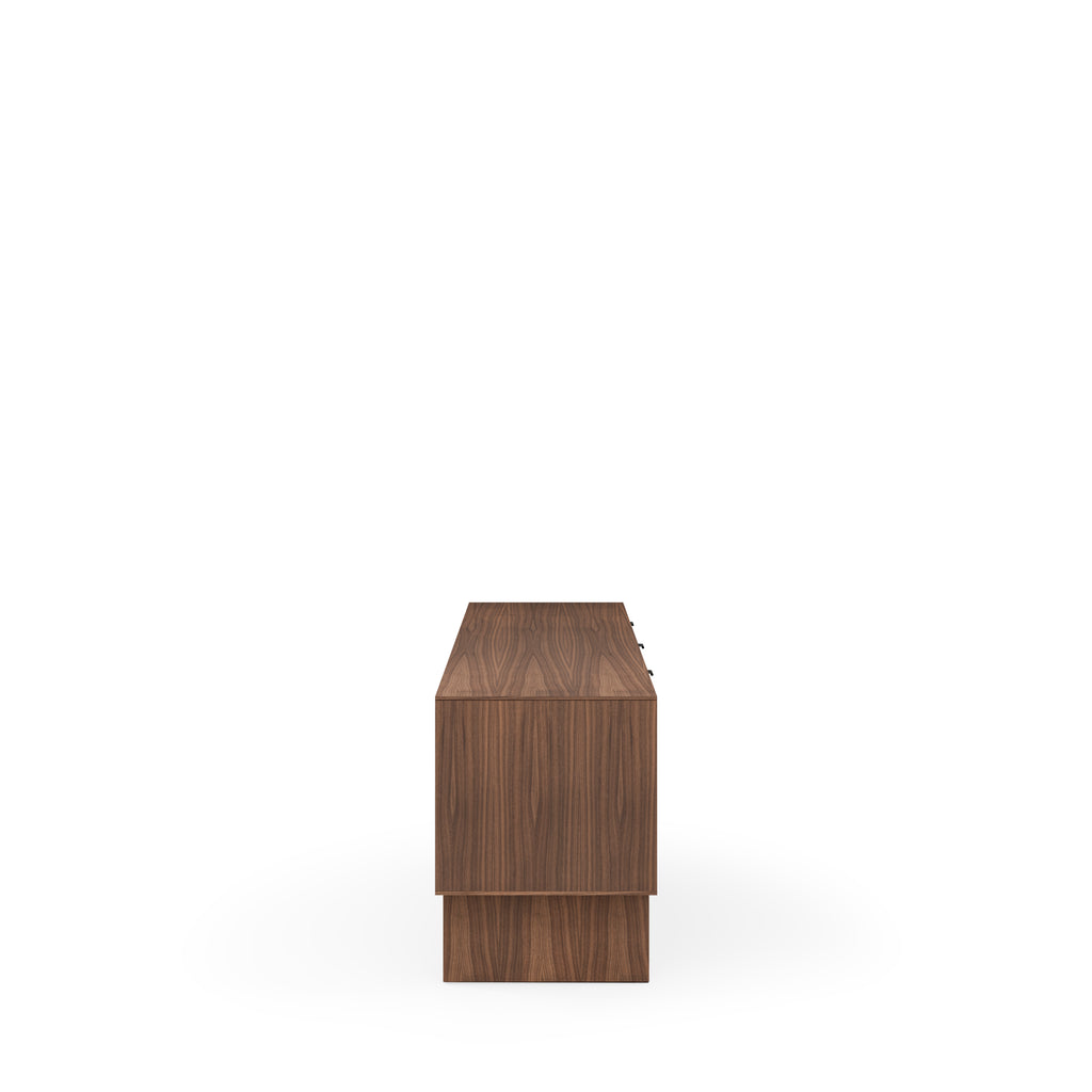 Tulsa 160 walnut TV unit with wooden legs