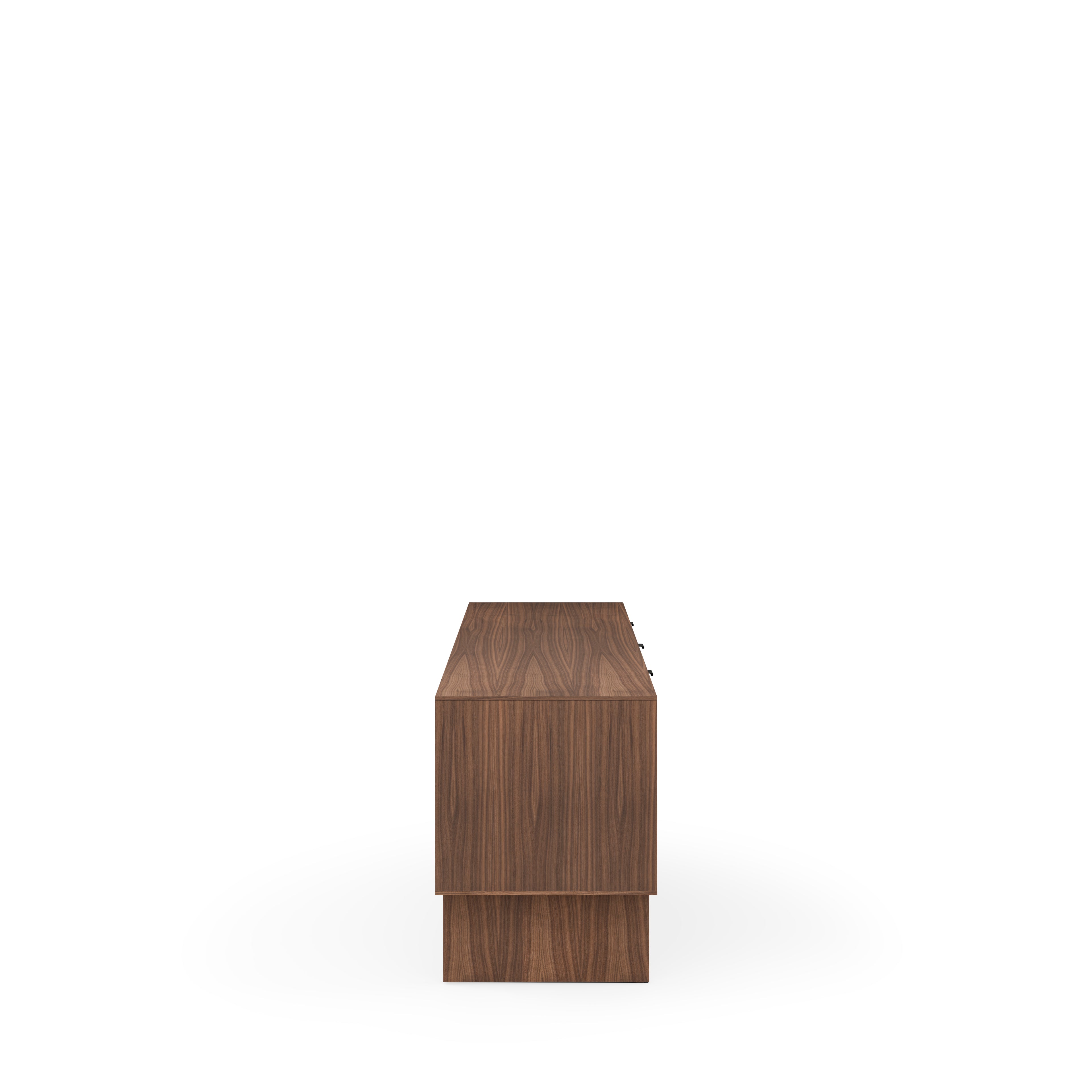 Tulsa 160 walnut TV unit with wooden legs