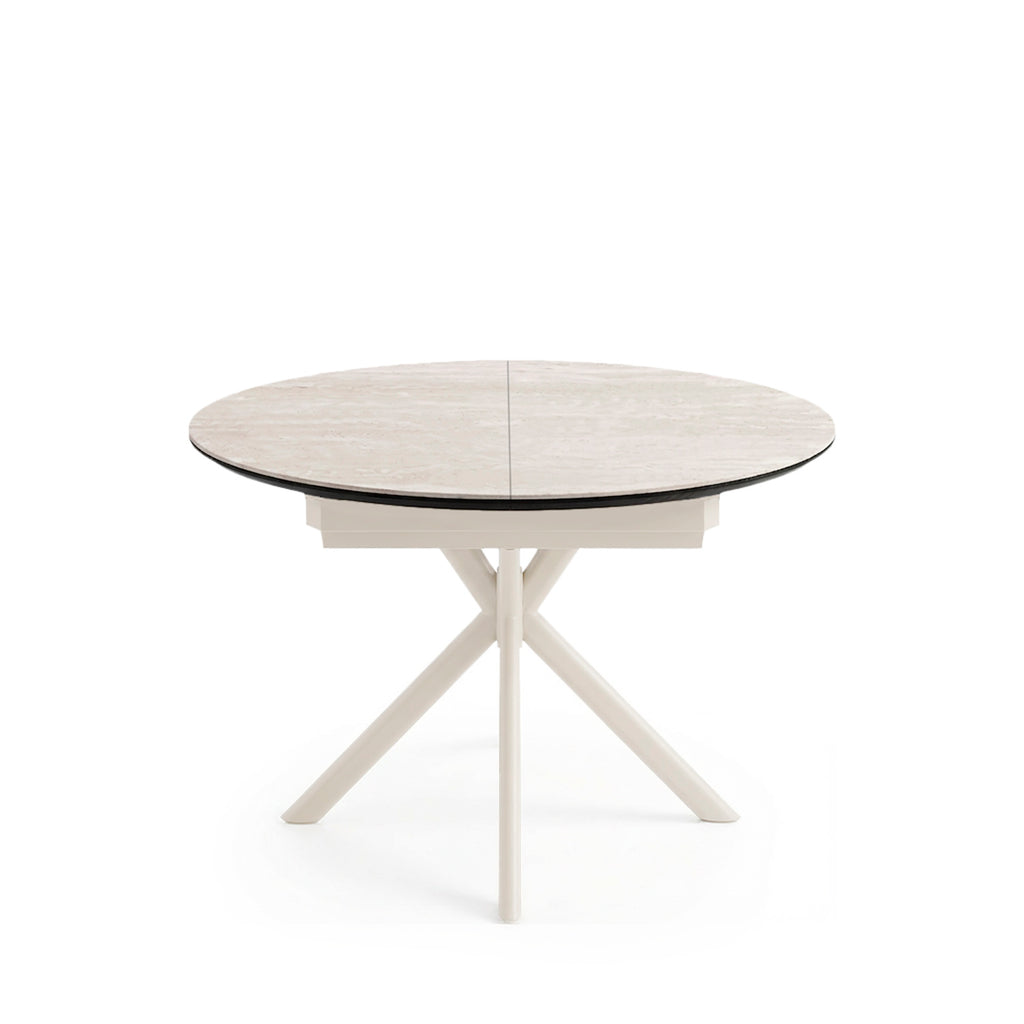 Suvi red.ext.100 travertine/beige table