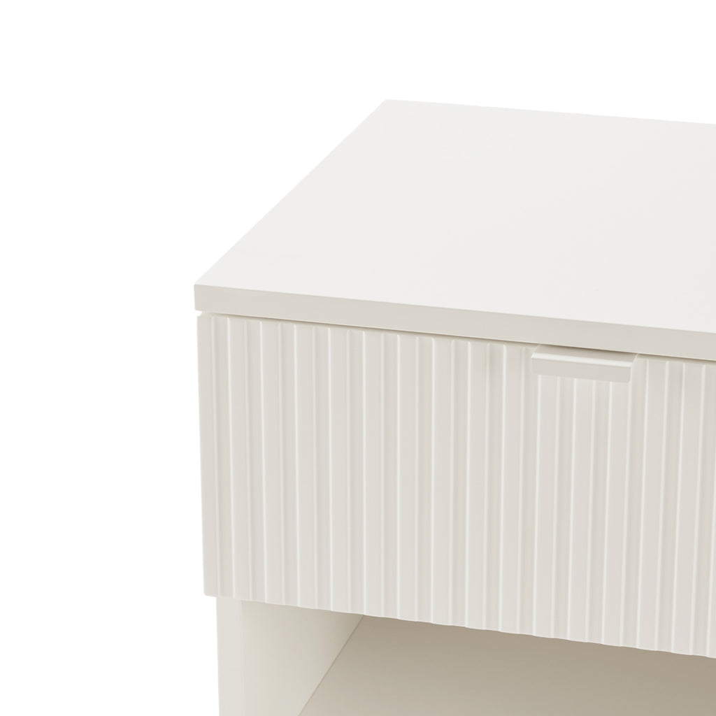 Oslo side table 1 drawer + hole 45
