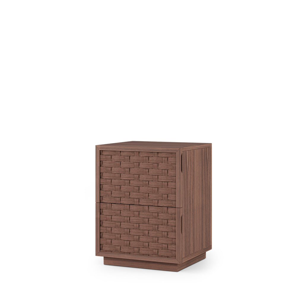 Low table 2 drawers 40 Borneo walnut