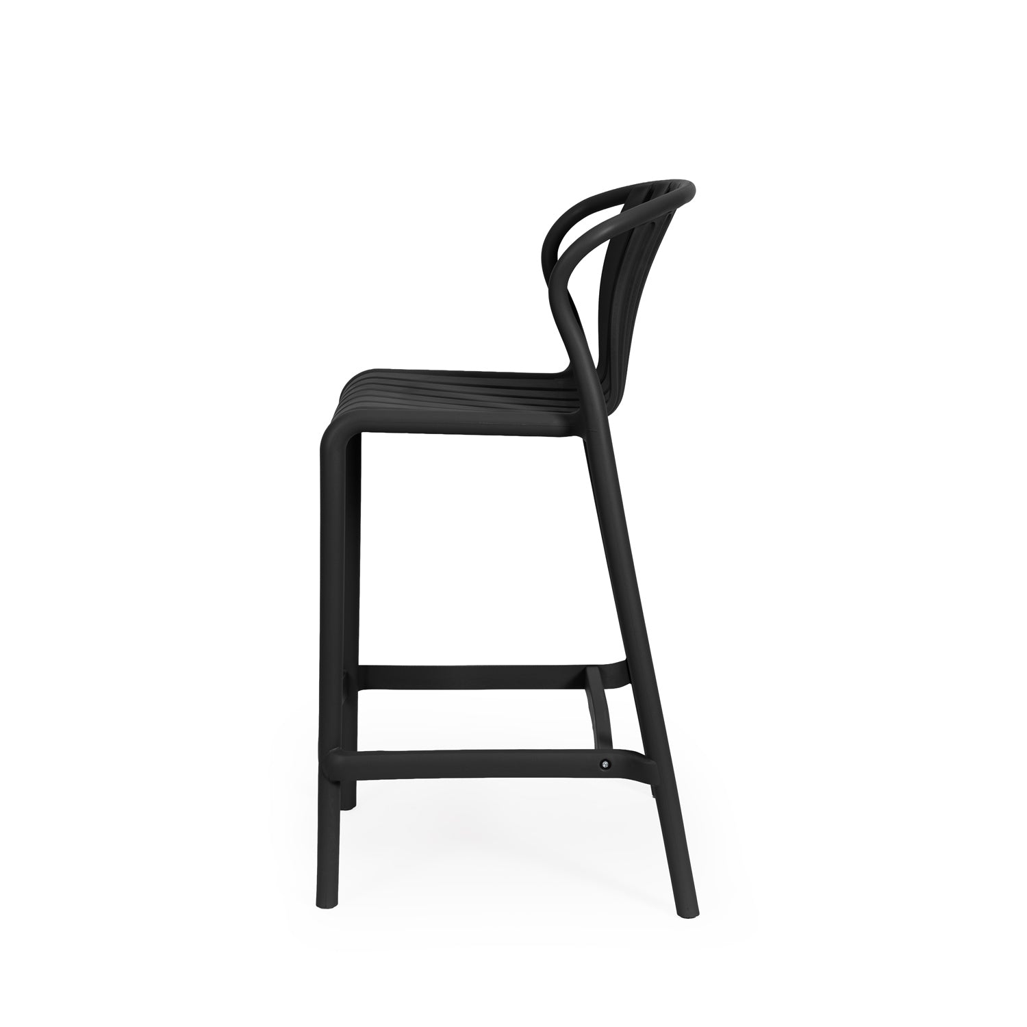Bastian black stool