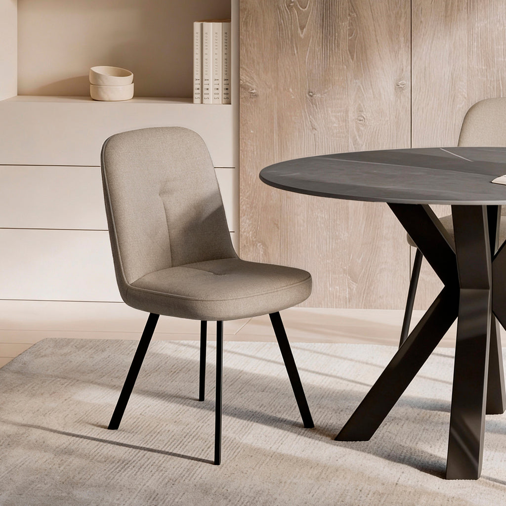 Sigrid taupe chair