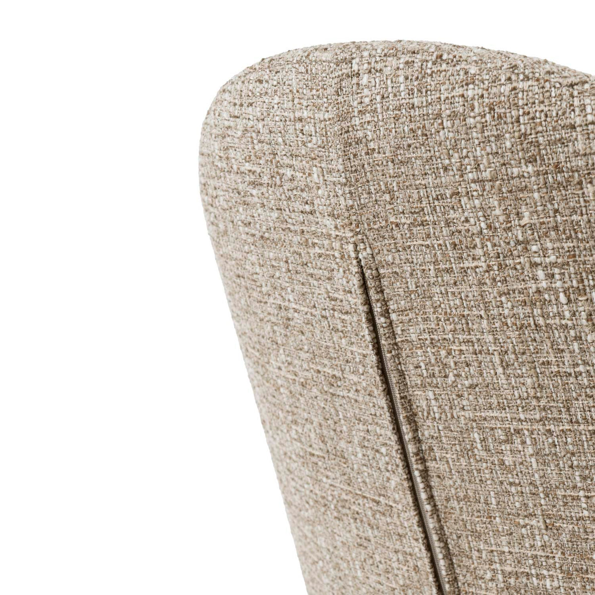 Mira taupe chair/ black legs
