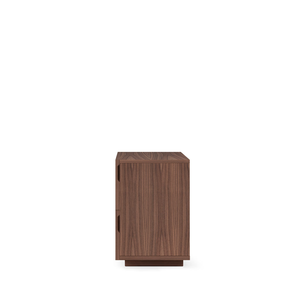 Low table with 2 drawers 60 Borneo walnut