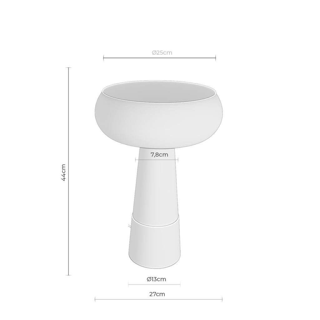 Lobras black table lamp