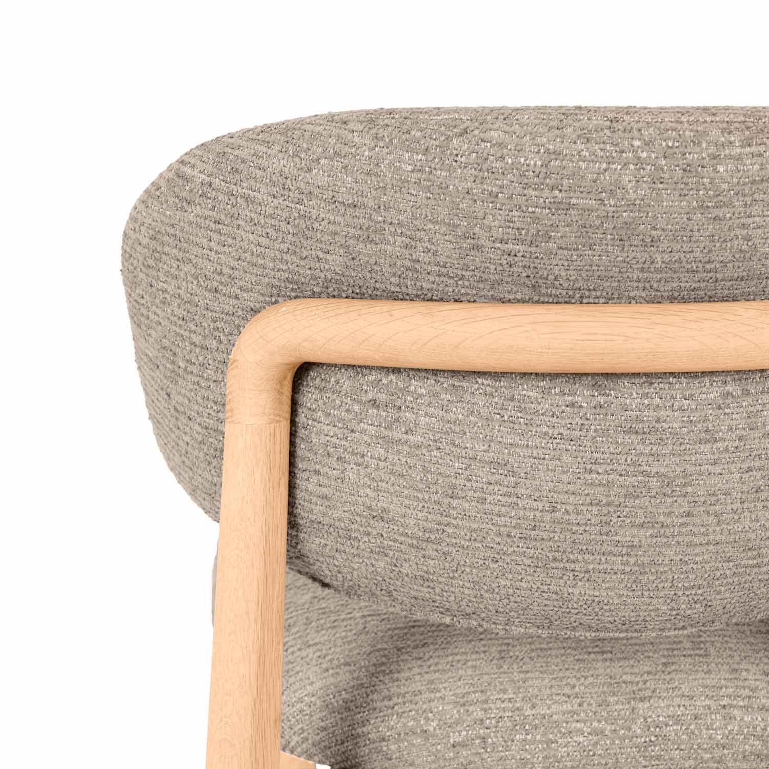 Renzo taupe stool