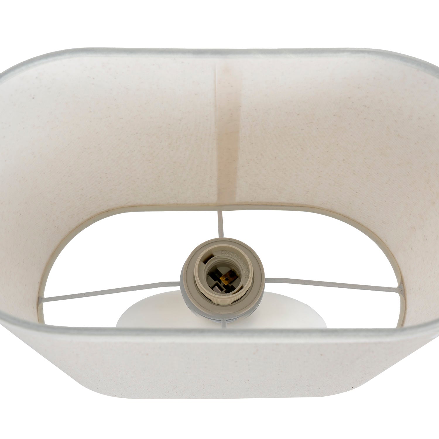Zagra beige desk lamp