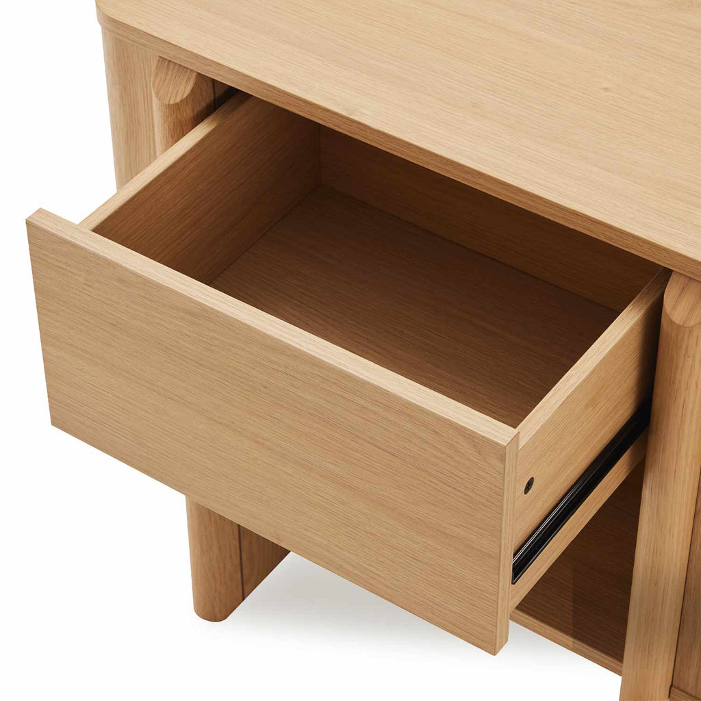 Mesa Lateral Sidney 1 Gaveta e Furo 60 cm