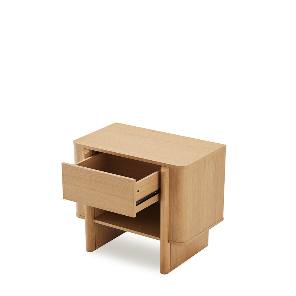 Mesa Lateral Sidney 1 Gaveta e Furo 60 cm