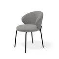 Lisbet chair grey/black legs
