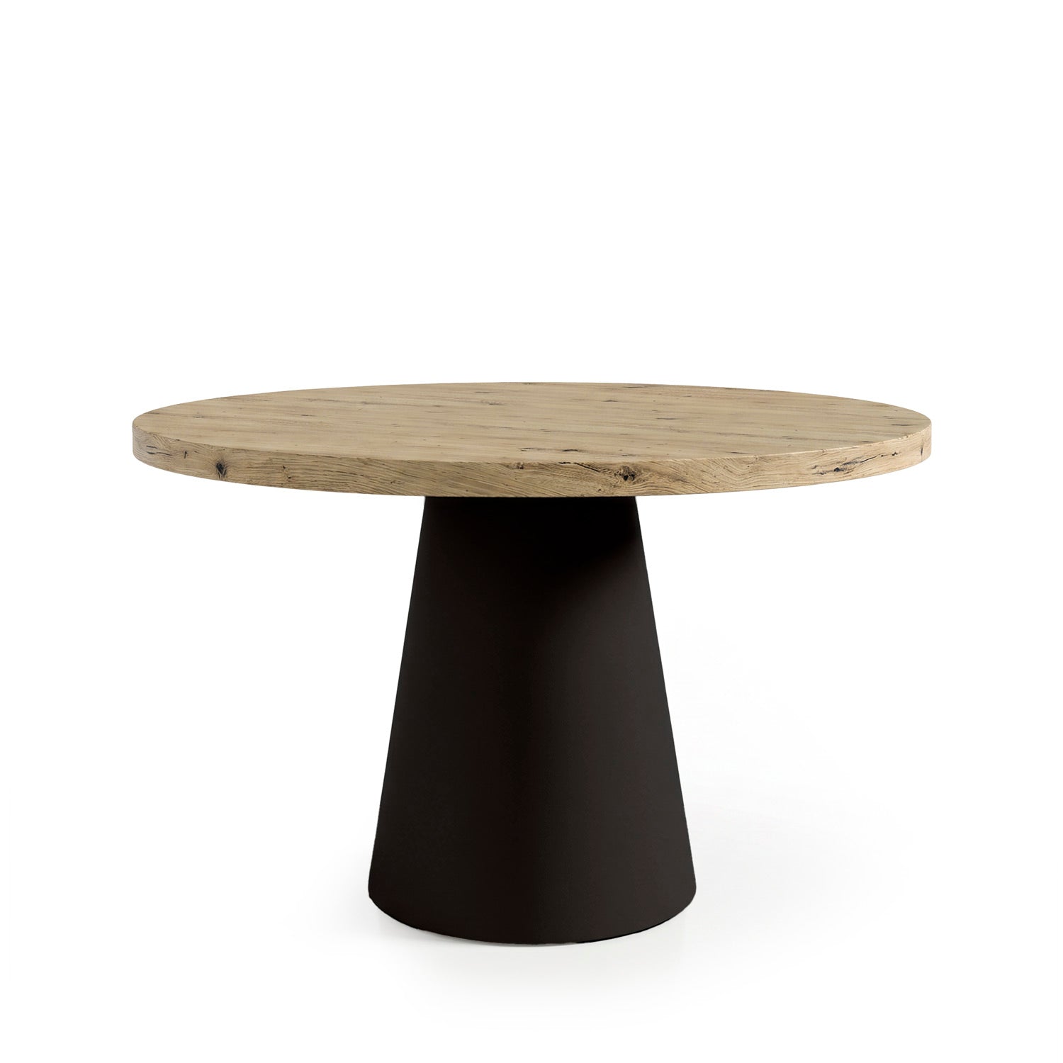 Mesa Holly Redonda100 Natural / Preto