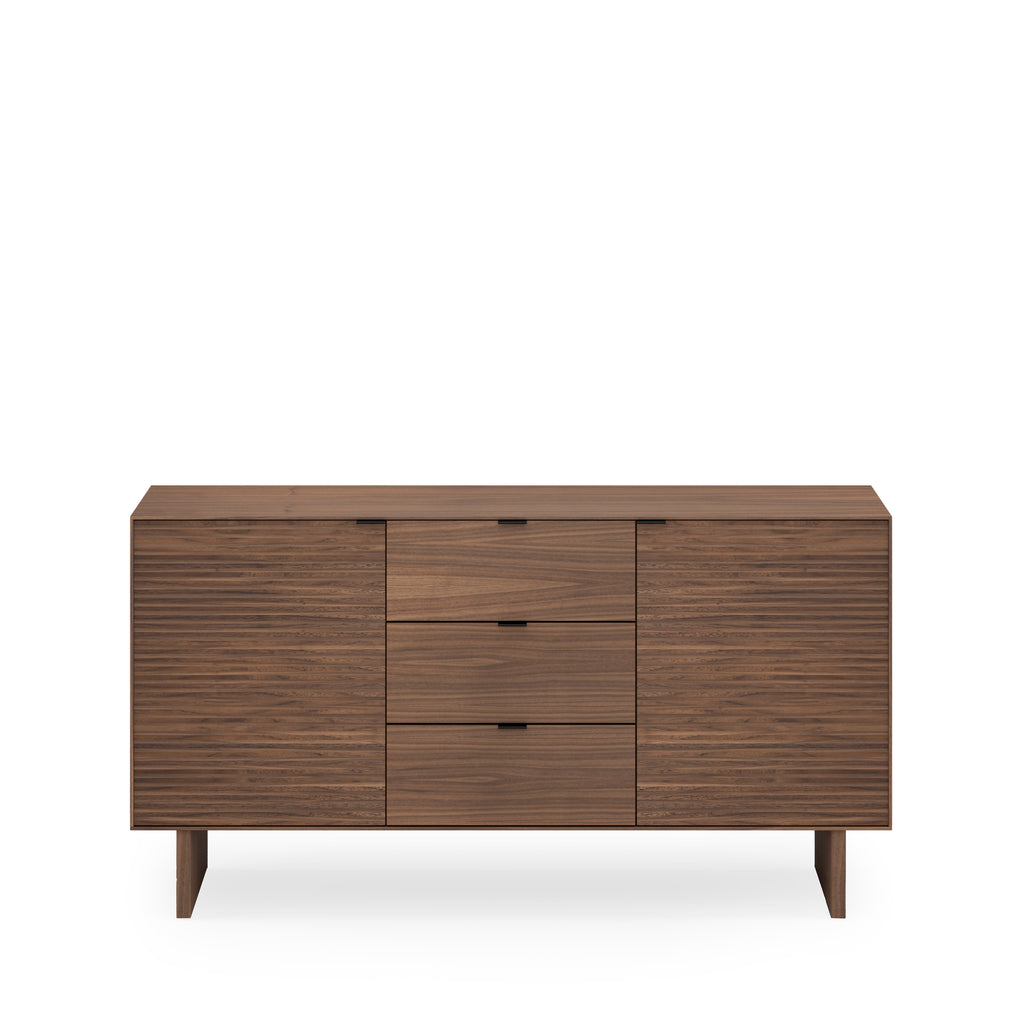 Aparador 160 cm Tulsa Nogueira Pernas Madeira