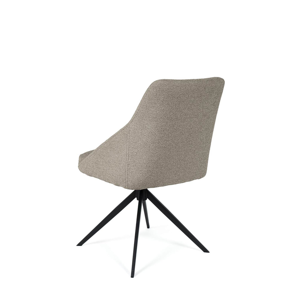 Akira chair taupe/black base