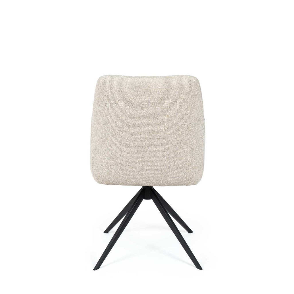 Akira chair beige/black legs