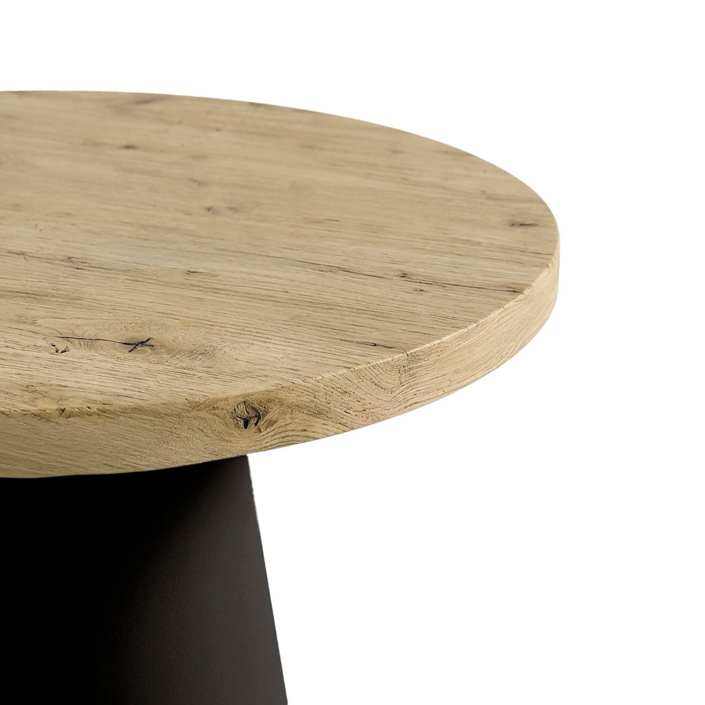 Mesa Holly Redonda100 Natural / Preto