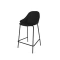 Toby black stool