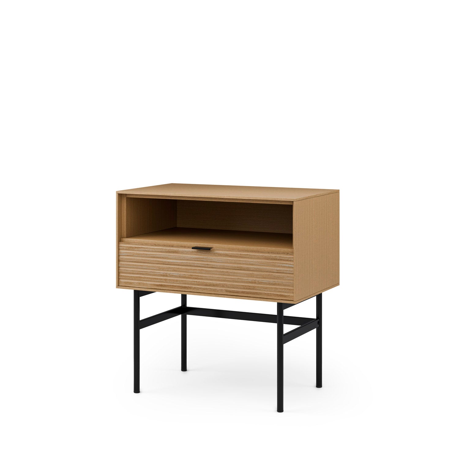 Tulsa 1-drawer bedside table 60