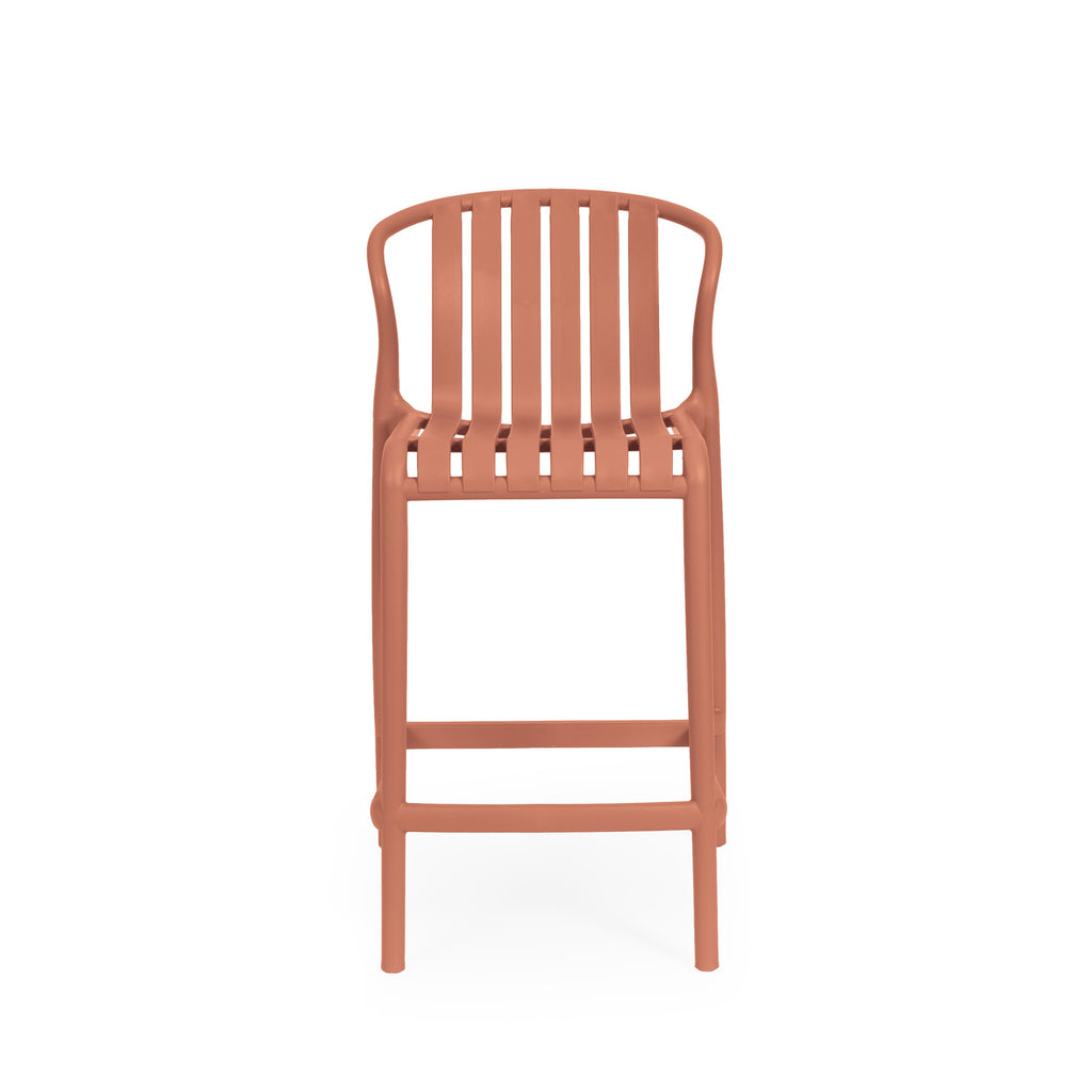 Bastian terracotta stool