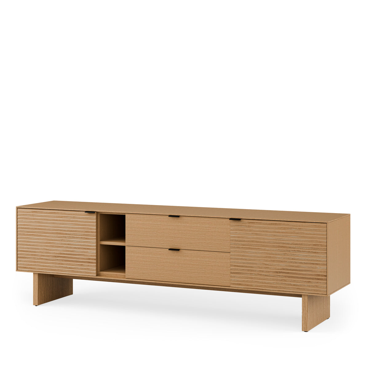 TV stand 180 Tulsa oak wood legs