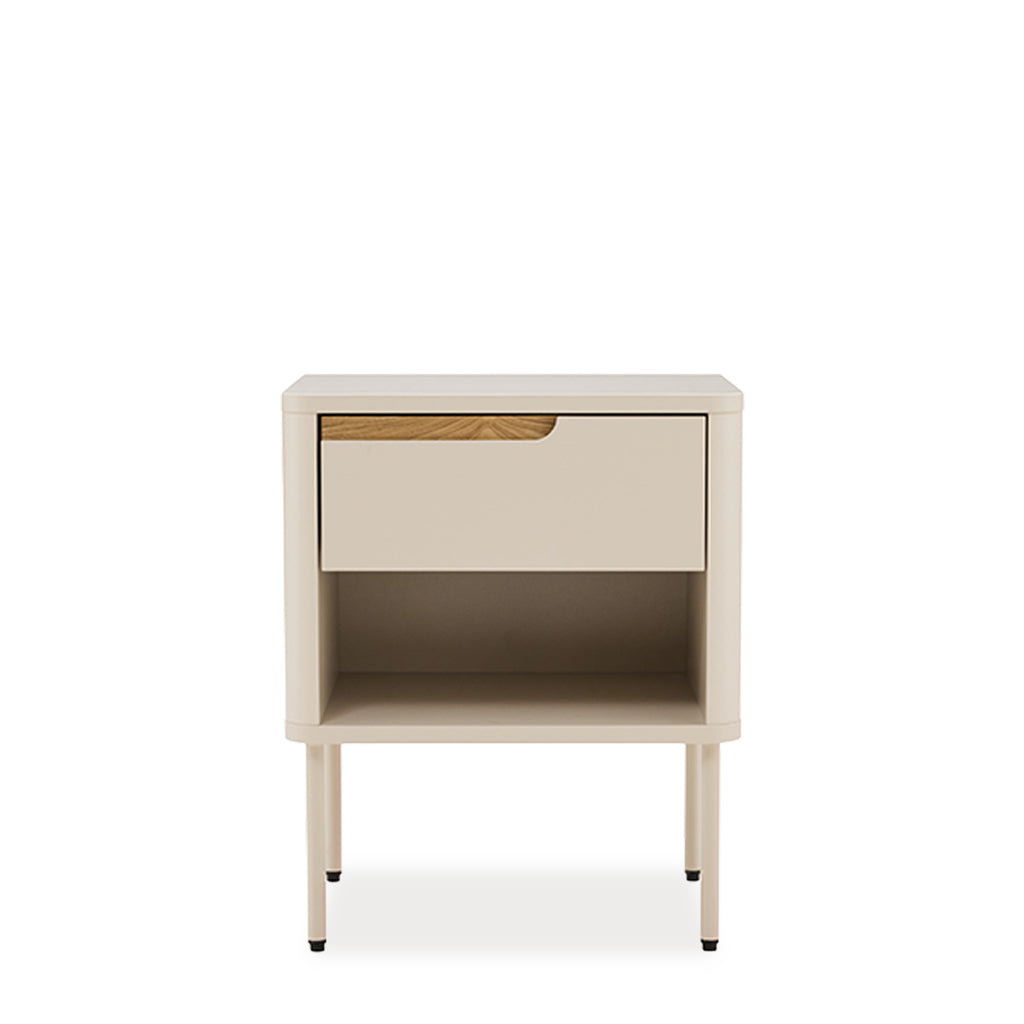 Bergen 1 drawer+hole side table 45 cm