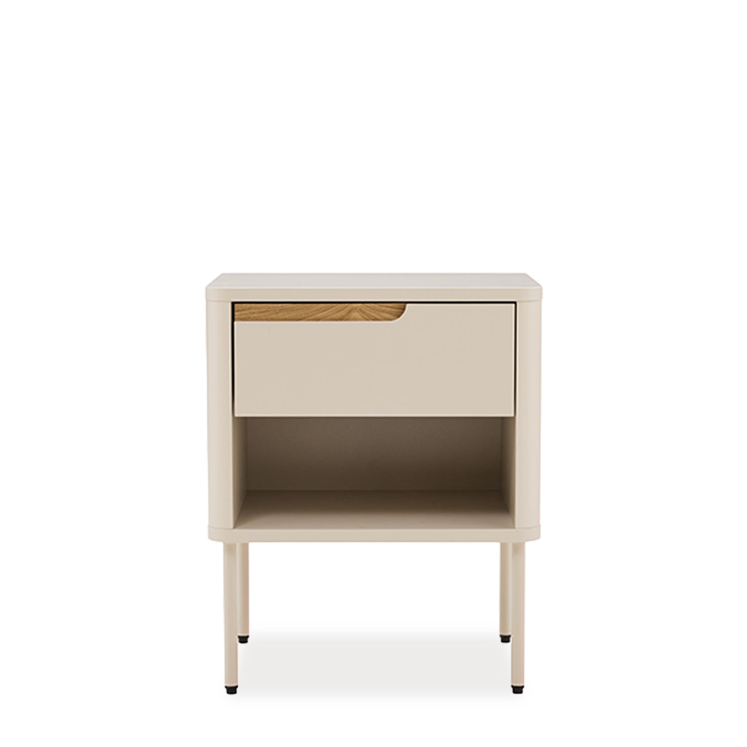 Bergen 1 drawer+hole side table 45 cm