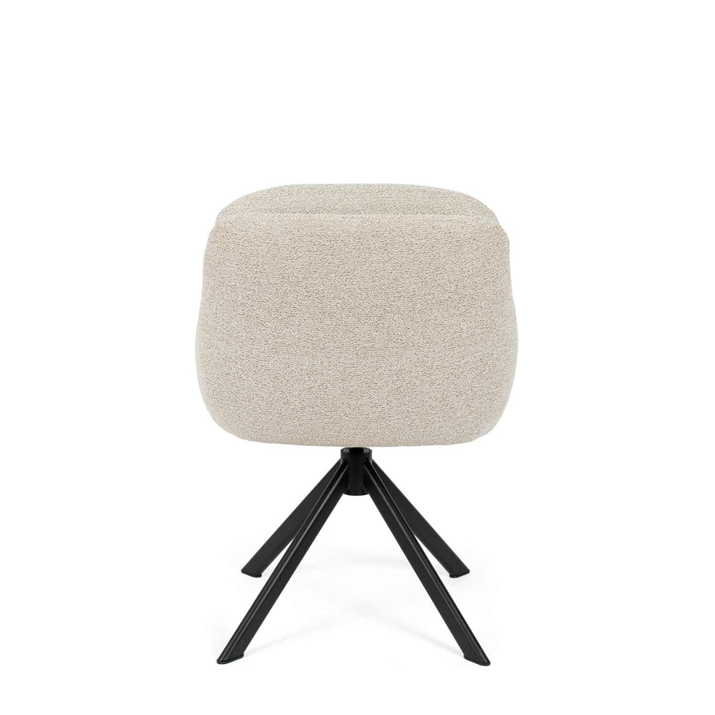 Silvi chair beige/black legs