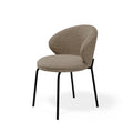 Chair lisbet taupe/black legs
