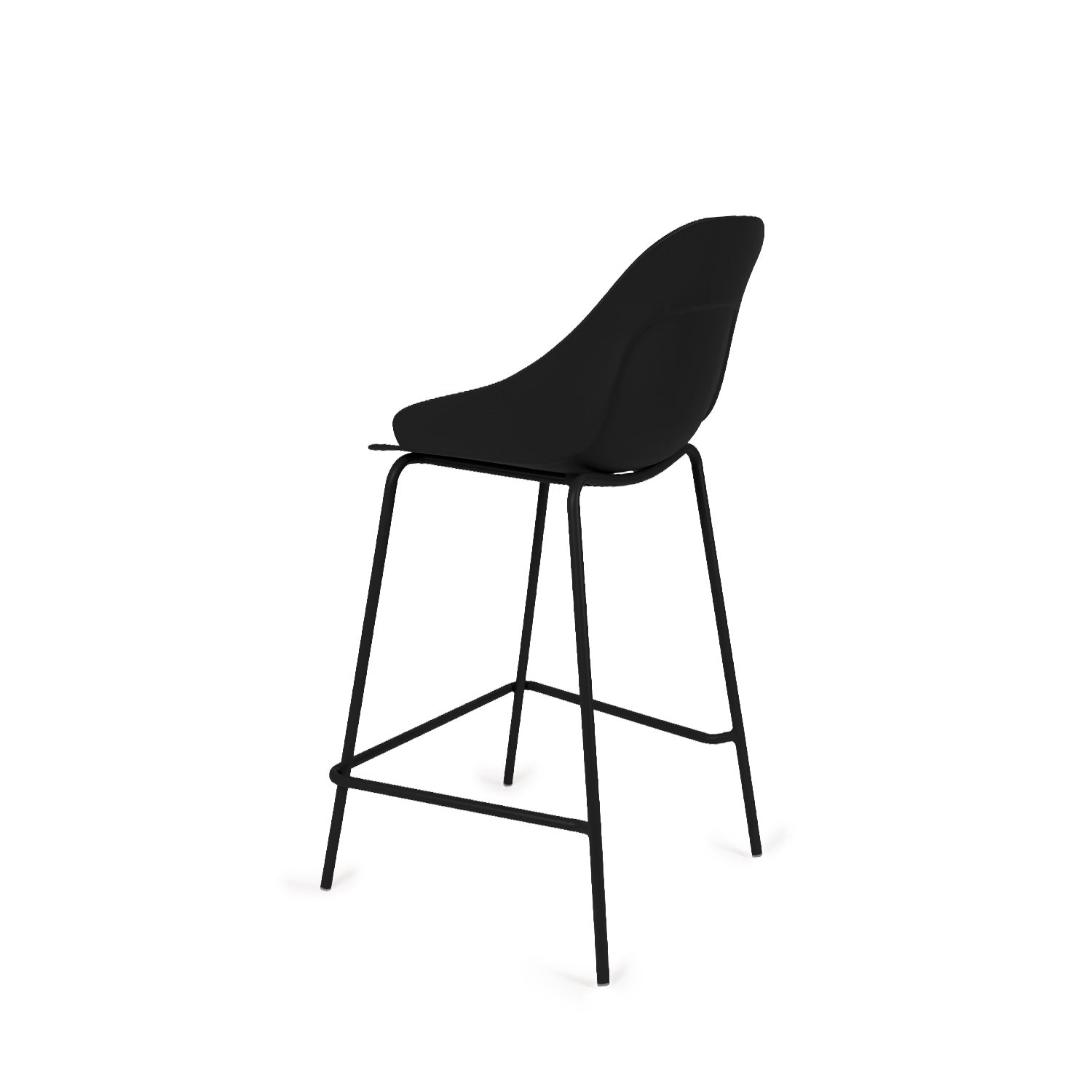 Toby black stool