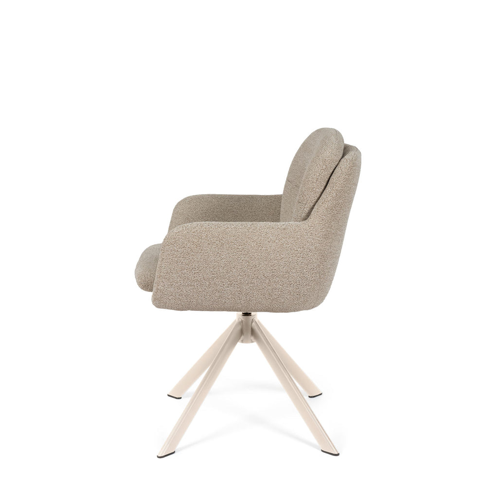 Silvi taupe chair/beige legs