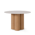 Mesa Fixa Tracy 120 Travertino / Carvalho