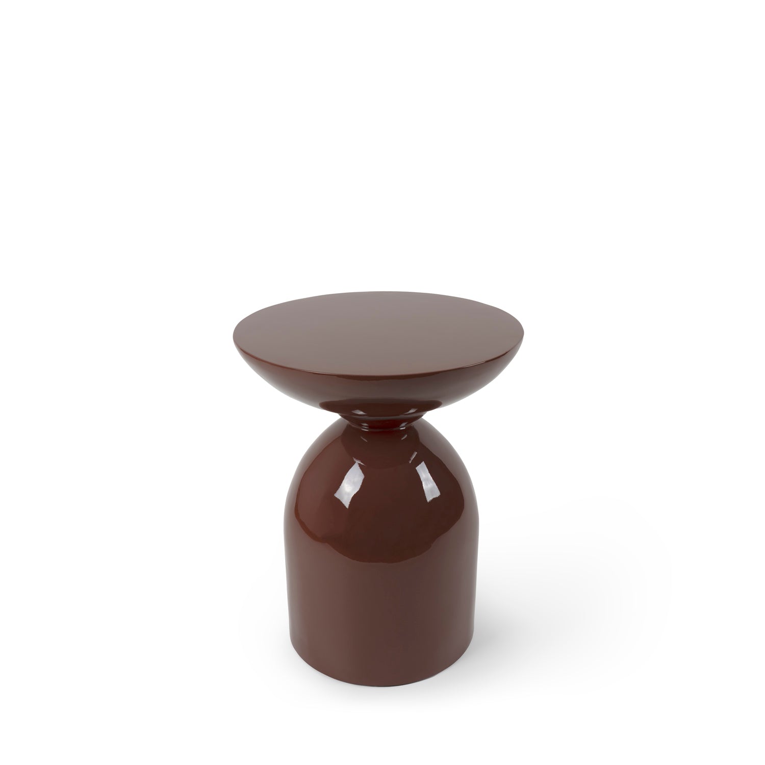 Mesa de Centro Dorian Glossy Terracotta