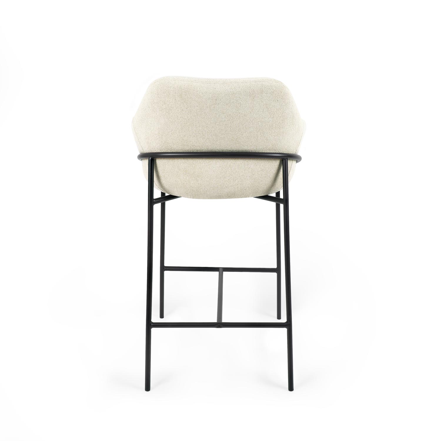 Thomas stool beige/black legs