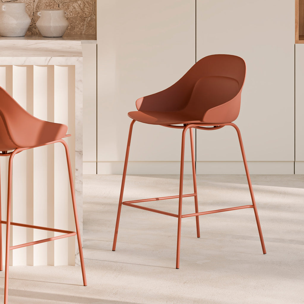 Toby terracotta stool