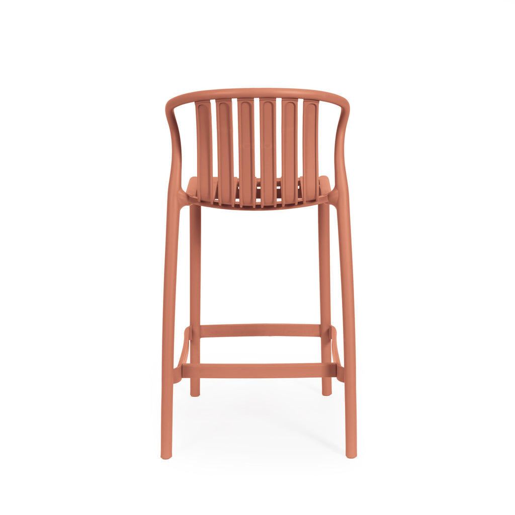 Bastian terracotta stool