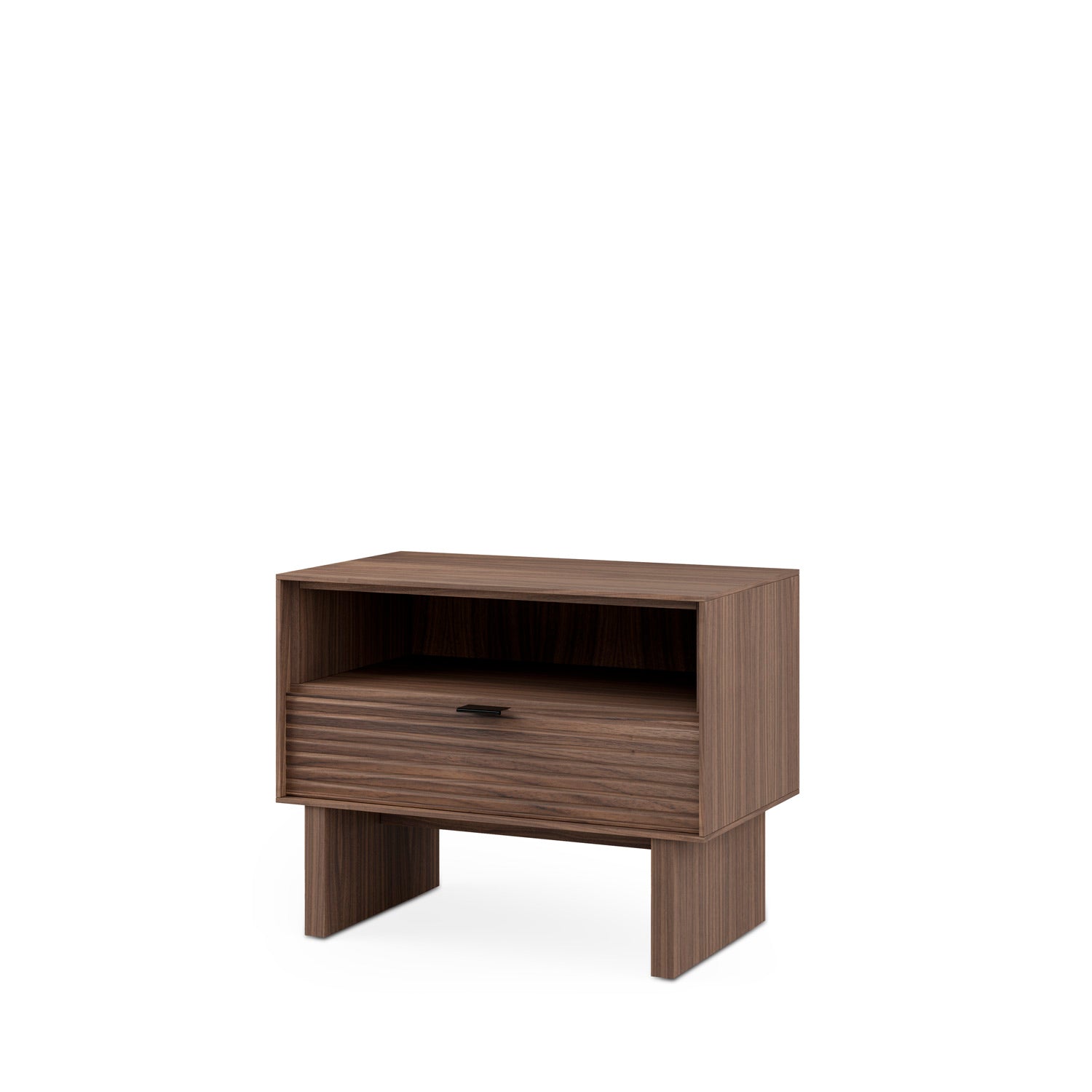 Mesa de Cabeceira 60 Tulsa Nogueira Pernas Madeira