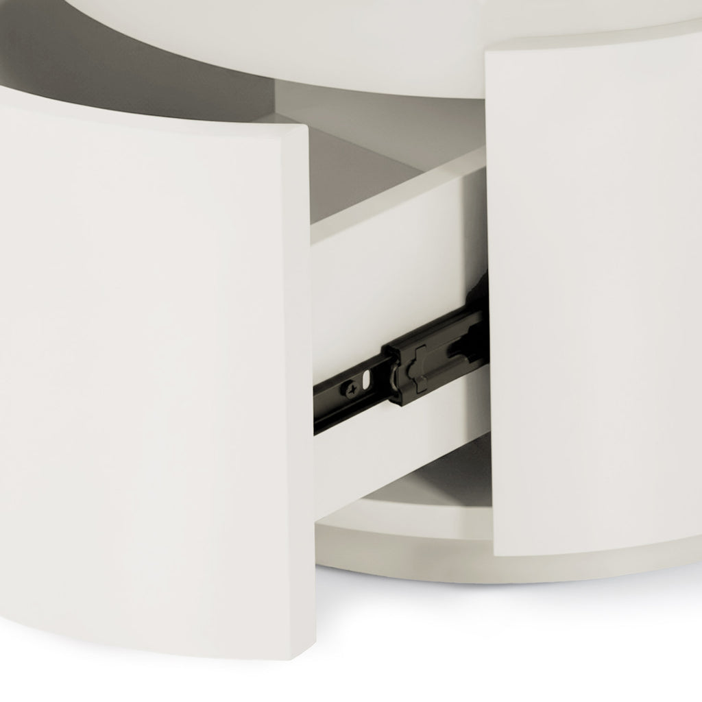 Mesa de Cabeceira Timeo Branco