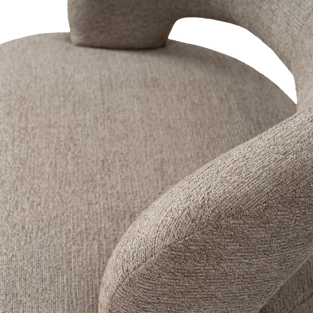 Bogota taupe armchair