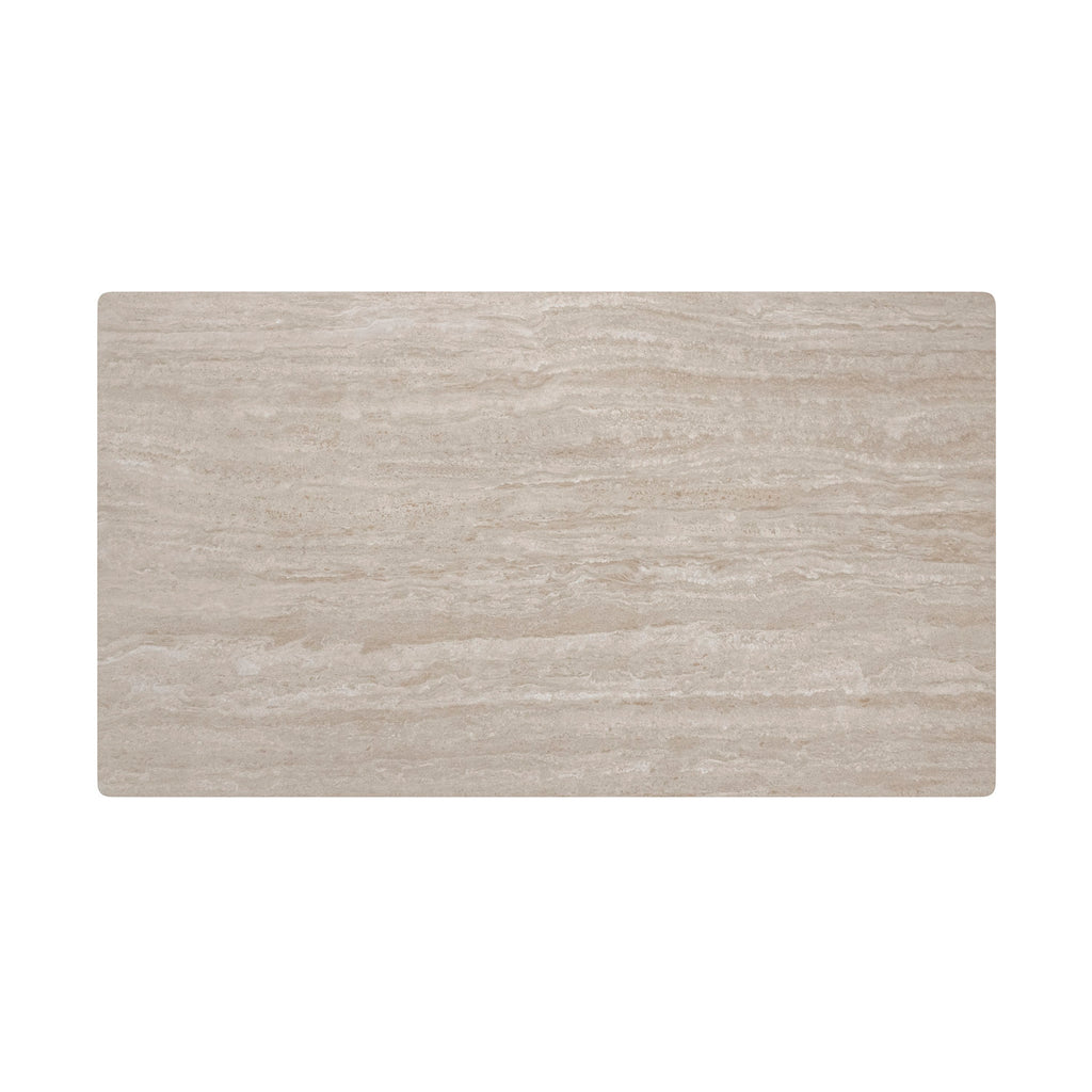 Mesa Arya 140 Retangular Travertino / Bege