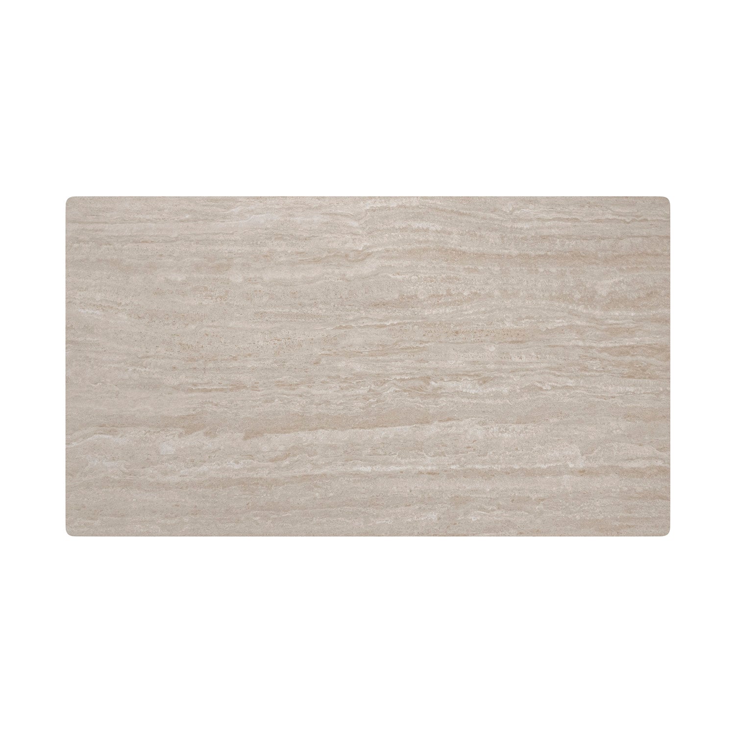 Mesa Arya 140 Retangular Travertino / Bege