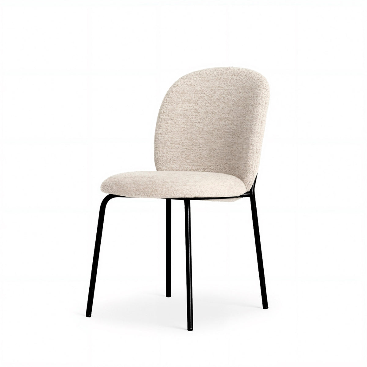 Riona chair beige/black legs
