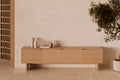 TV cabinet 200 doors Tulsa oak wood legs