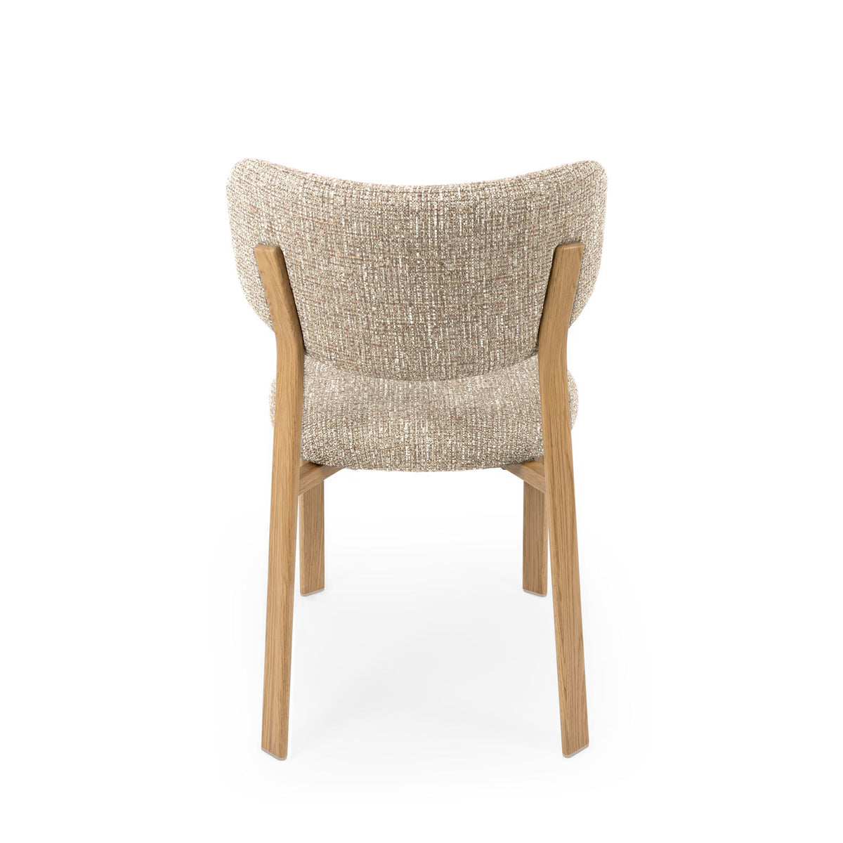 Rumi taupe chair/oak legs